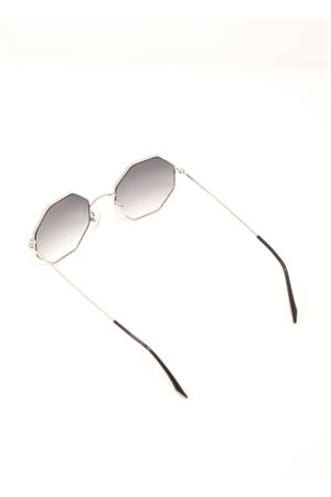 Women's sunglasses with grey colored lenses Medy Ooh | B403SILVER